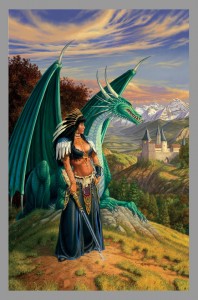 2-larry-elmore-signed-autograph-the-last-dragon-magazine-wizard-tsr-signature-art-print-original-sketch-1
