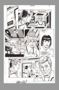 peter-david-signed-signature-autograph-star-trek-original-art-page-kirk-mccoy-rand-janice