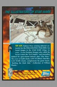 tony-auth-signed-signature-autograph-star-wars-galaxy-topps-art-card-ronald-reagan-cartoon-2