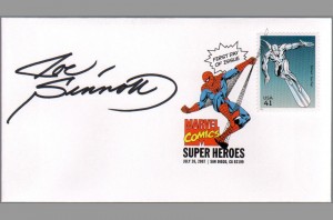 2007-usps-super-heroes-comic-art-stamp-signed-autograph-marvel-fdi-first-day-issue-sdcc-spiderman-joe-sinnott-silver-surfer-2