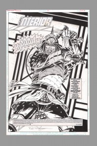 the-shadow-strikes-comic-art-splash-page-original-signed-rod-whigham-the-shadow-knows-title-page