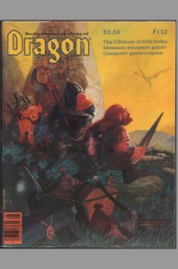 dragon-magazine-signed-signature-autograph-larry-elmore-fantasy-art-tsr-dungeons-and-dragons-rpg-112-snarfquest-snarf-1