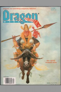dragon-magazine-signed-signature-autograph-larry-elmore-fantasy-art-tsr-dungeons-and-dragons-rpg-144-snarfquest-snarf-1