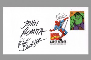fdi-stamp-usps-marvel-super-heroes-signed-incredible-hulk-john-romita-sr-rich-buckler-1