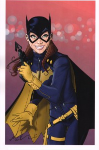 mike-mckone-signed-signature-autograph-comic-art-print-dc-batman-batgirl-1