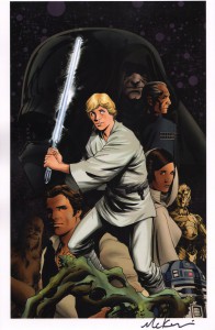 mike-mckone-signed-signature-autograph-comic-art-print-luke-skywalker-star-wars-marvel-1