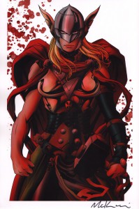 mike-mckone-signed-signature-autograph-comic-art-print-marvel-lady-thor-1