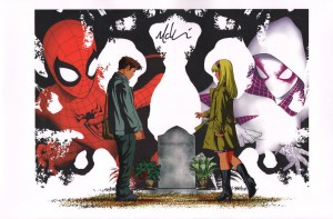 mike-mckone-signed-signature-autograph-comic-art-print-marvel-spider-man-spiderman-spider-gwen-1