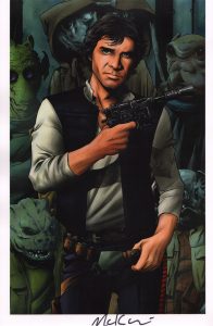 mike-mckone-signed-signature-autograph-comic-art-print-marvel-star-wars-han-solo-1