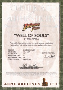 mike-mahle-indiana-jones-signed-well-of-souls-artist-proof-ap-art-print-acme-arvhices-ltd-signed-signature-autograph-1