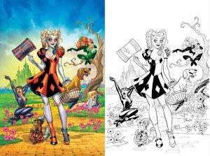 amanda-conner-signed-signature-autograph-harley-quinn-suicide-squad-oz-emerald-city-variant-cover-art-1