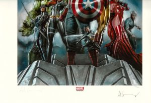 adi-granov-signed-signature-autograph-sideshow-exclusive-art-print-avengers-hulk-black-widow-captain-america-iron-man-scarlet-witch-1